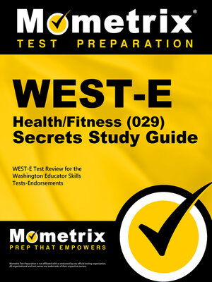cover image of WEST-E Health/Fitness (029) Secrets Study Guide
